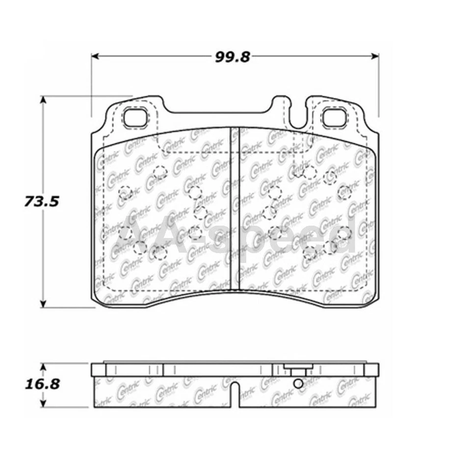 Pastillas de freno delanteras traseras para Ferrari 512 TR 1994 1992 1993 Foto 4 de 4
