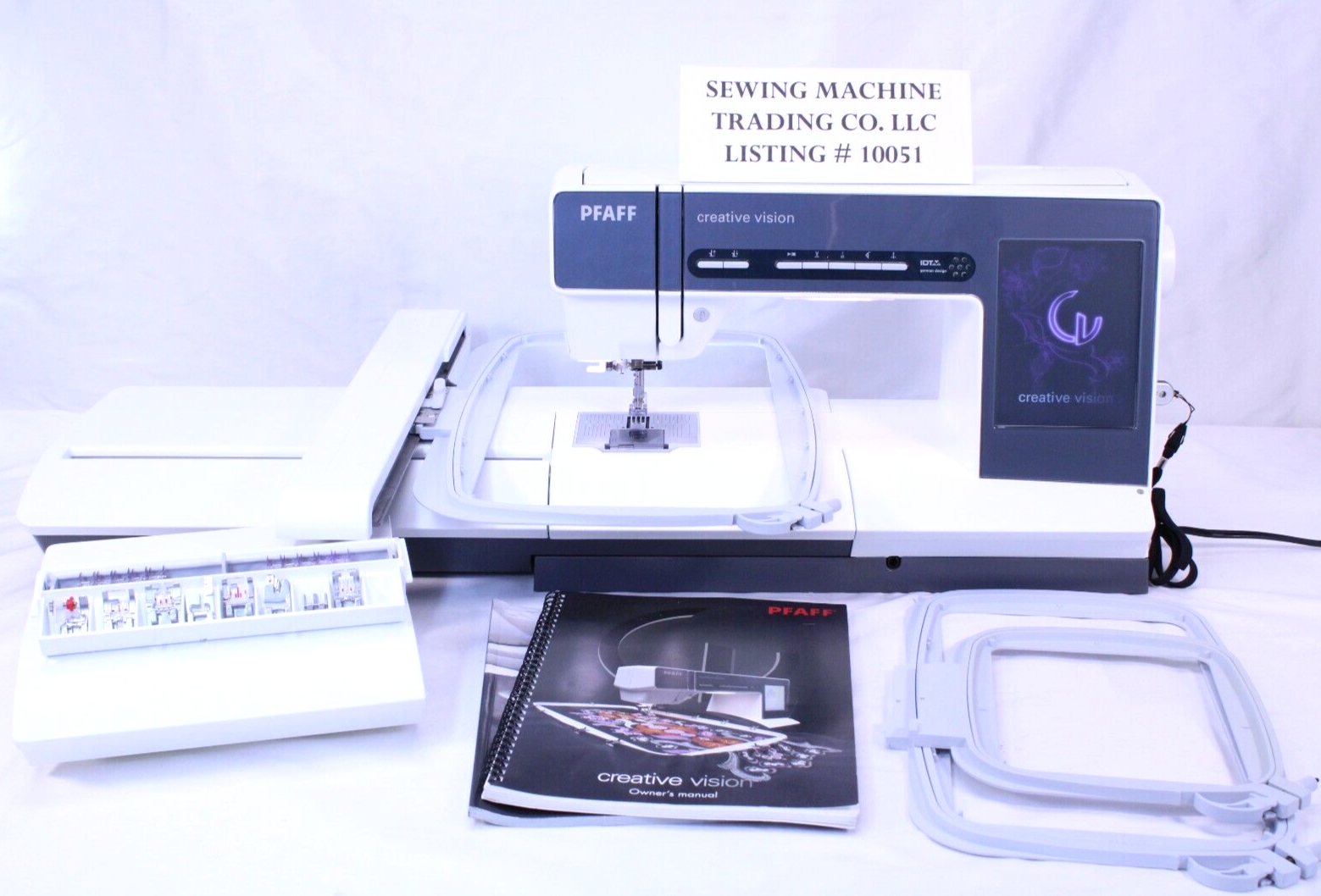 MINT PFAFF CREATIVE VISION SEWING & EMBROIDERY MACHINE SWEDEN MADE 5.5 UPGRADE eBay