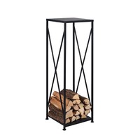 Kaminholzregal KaminholzstäNder Schwarz Holzregal Brennholzregal Stahl Groß