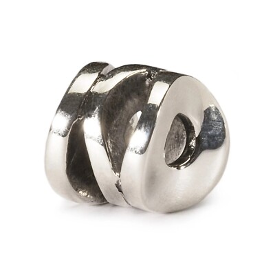 Trollbeads Elfbeads 925 Sterling Silver SMILING CYLINDER BEAD