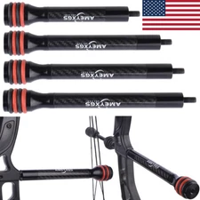 6" 8" 10" 12" Archery Bow Stabilizer Carbon Balance Bar Compound Bow Dampener