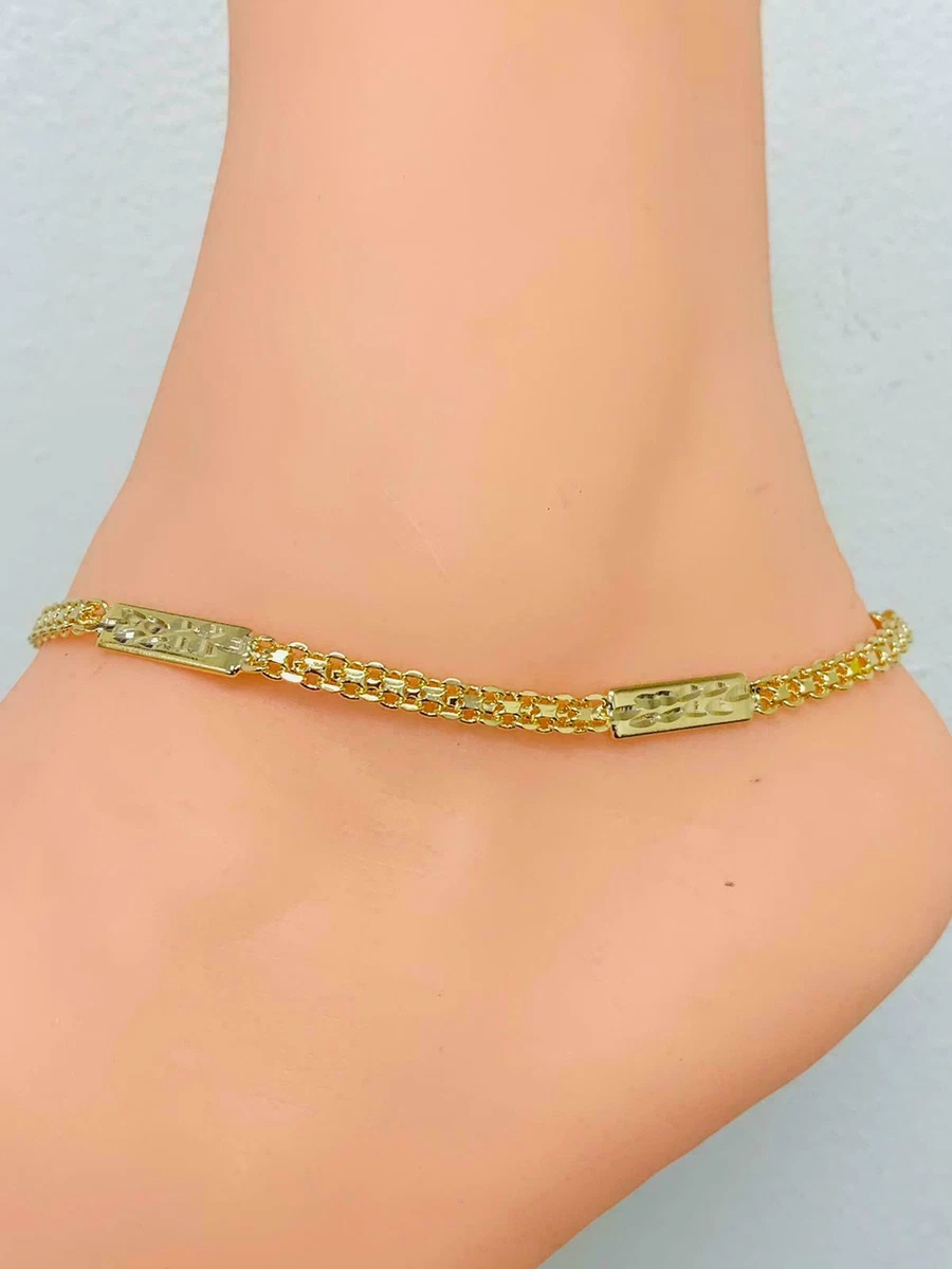 14k gold filled anklet deals