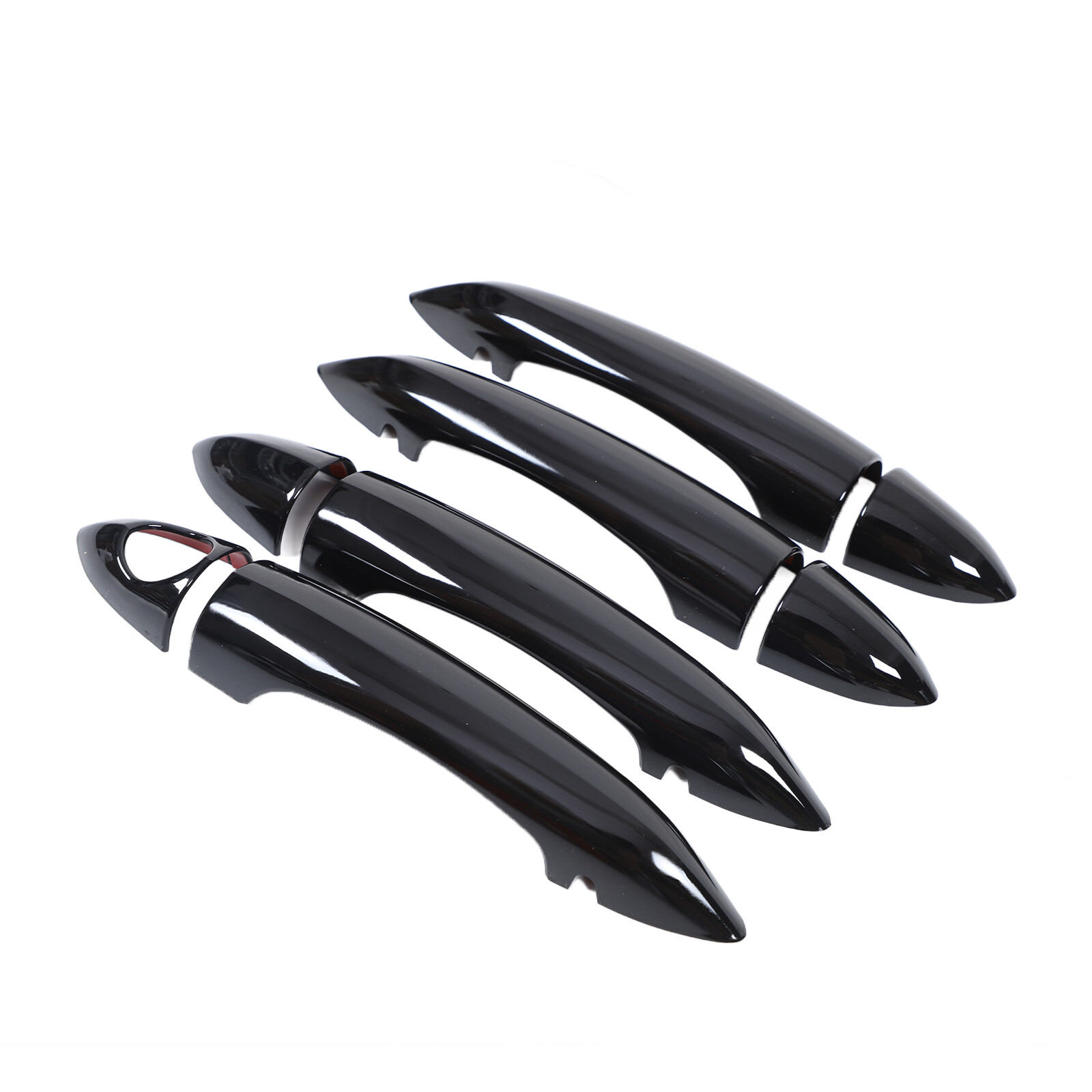 Fits 2017-2020 Alfa Romeo Giulia Stelvio Glossy Black Door Handle Cover Trim