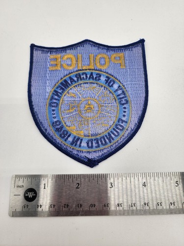 City Of Sacramento Police Shoulder Patch California - Picture 3 of 3