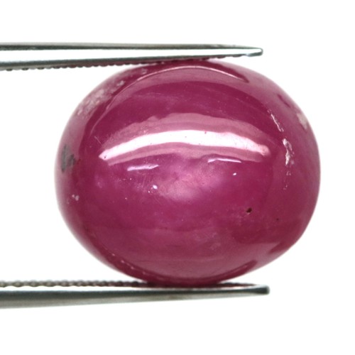 Rubis Cabochon De Madagascar 1,15 Ct – Traité, Couleur Rouge, Dimensions 7.2x5mm, Ovale