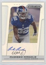 2013 Panini Prizm Auto Silver Prizm /25 Rueben Randle #82 Auto un2