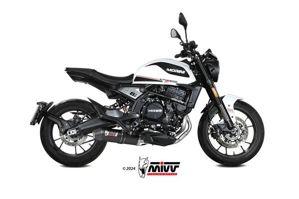 Auspuff Endtopf Mivv Oval Moto Morini Seimmezzo STR 2022 - 2024-image