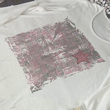 Damen T-Shirt Basic weiß Kurzarm Rundhals gr...