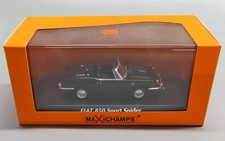 1/43 Minichamps Fiat 850 Sports Spider 1968 Black Diecast