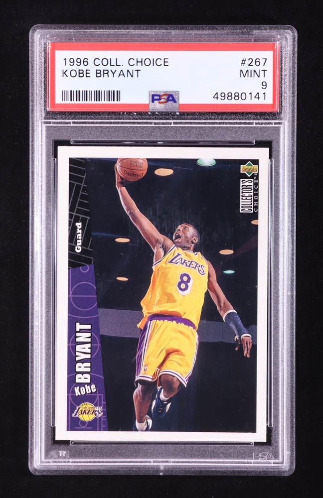 Kobe Bryant #267 (RC) 1996-97 Upper Deck Collector's Choice - PSA MINT 9 Lakers