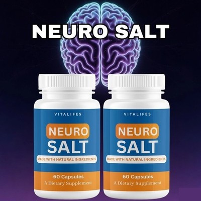 Neuro Salt Capsules   Brain Support, Focus, Memory & Cognitive Support 120caps