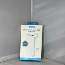myCharge 5000mAh Power  Go Power Bank Portable Charger - White