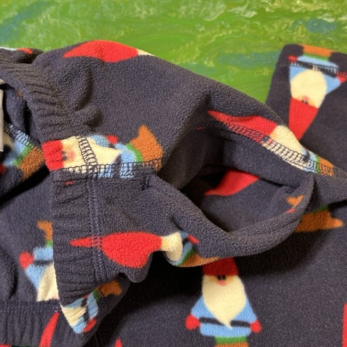 Hanna Andersson US Size 10 Gnome Print Top & Bottom Set Pajama Play Fleece Xmas - Picture 7 of 7