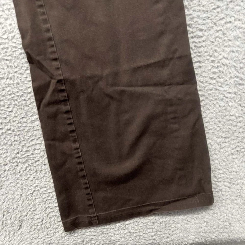 Body By Victoria Pants Womens Size 12 32X33 Chico Straight Brown - Image 2 of 4