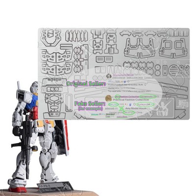 For RG 1/144 RX-78-2 Ver. 2.0 Metal Etched PE Sheet Details Parts Self-Adhesive