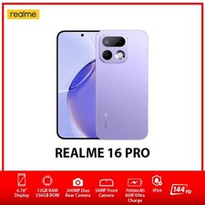 Realme 16 Pro 5G Dual SIM Global Ver. Android Mobile Phone - Purple/12GB+256GB
