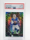 JOSH ALLEN 2024 SELECT CLUB LEVEL DRAGON SCALE PRIZM /81 PSA 10 Q5690