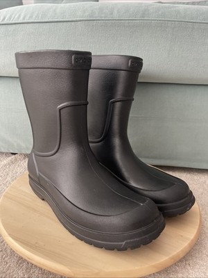 Crocs AllCast Rain Boots Men's Size 8 Black Waterproof Pull On Lightweight