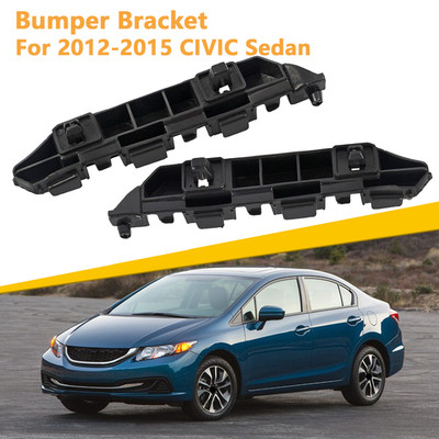 Bumper Bracket For 2012 2013- 2015 Honda Civic Set of 2 Front Left & Right Side