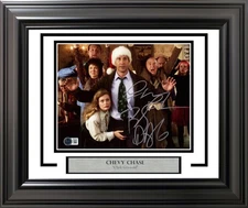 Chevy Chase & Beverly D'Angelo Auto Framed 8x10 Photo Christmas Vacation Beckett