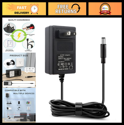 15V 3A Power Supply Adapter Charger - AC 100V-240V, DC 15V 3A, 45W, 5.5mm Plug