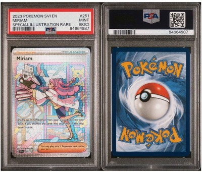 Pokemon Miriam 251/198 PSA 9 OC Scarlet & Violet Base Set 251 PSA
