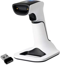 ScanAvenger Wireless Portable 1D&2D with Stand Bluetooth Barcode Scanner:...