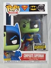 Funko Pop DC HEROES Superman Batman Composite #468 W/Protector NEW VAULTED EE EX