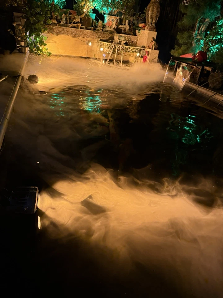 Atomizer Ultrasonic Mist Air Humidifier Fogger Maker 4 Water Fountain Koi Pond - Image 3 of 4