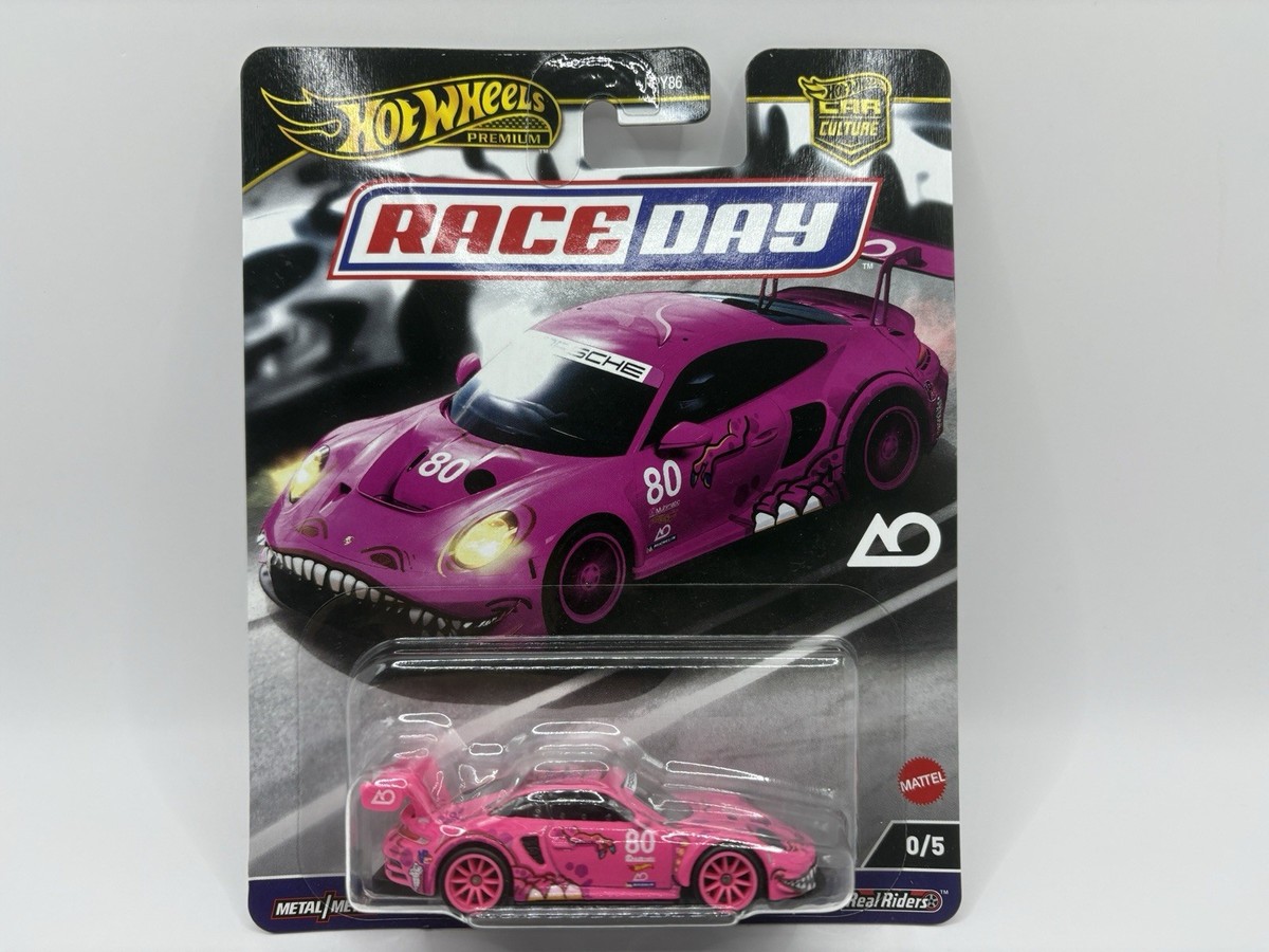 🔥Hot Wheels Premium Car Culture Race Day Pink CHASE Roxy Porsche