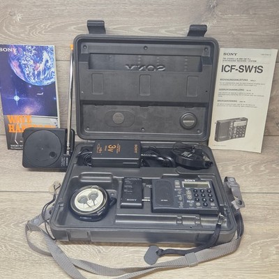 Sony ICF-SW1 S Weltempfänger Komplett Set im Koffer