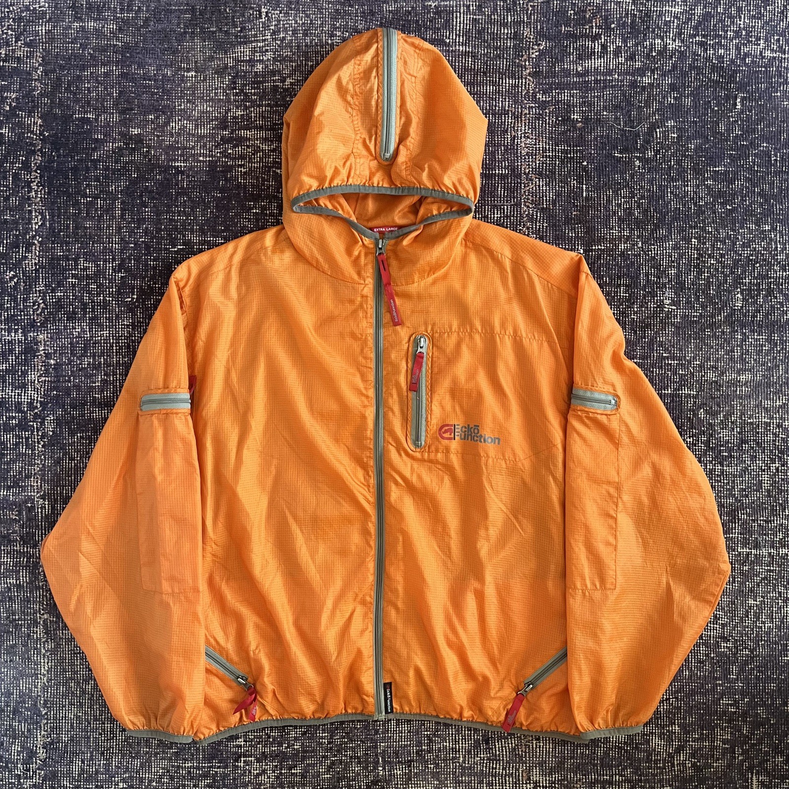 Vintage 90s Y2K Ecko Function Multi-Pocket Full Z… - image 1