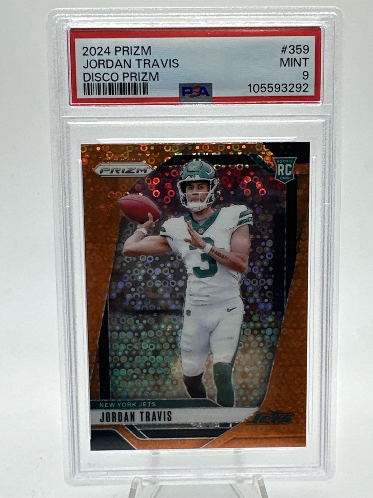 2024 Panini Prizm - Rookies Jordan Travis #359 Disco Prizm (RC)