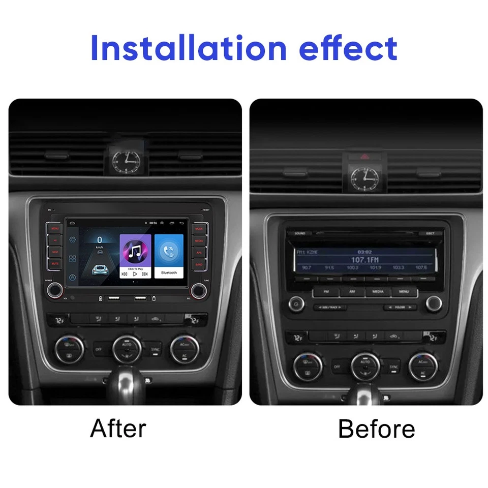 Für VW Polo 6R 6C V 2009-2017 GPS Navi Wifi Autoradio 2+64GB Android Carplay - Bild 4 von 4