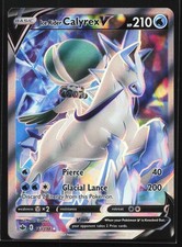 Ice Rider Calyrex V 163/198 Chilling Reign Ultra Rare Holo Pokemon Card on eBay
