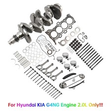 G4ng 2.0l Engine Overhaul Rebuild Kit W Crankshaft Rods Timing For Hyundai Kia G4ng 2.0l Engine Overhaul Rebuild Kit W Crankshaft Rods Timing For Hyundai Kia