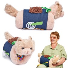 Fidget Muff Cat Blanket for Elderly Fidget Blanket for Dementia Dementia