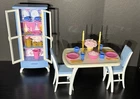 Vintage 1990s Barbie So Real So Now Family House Dining Room Playset 67551-94