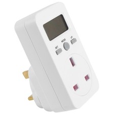 Digital  Meter Plug-In Socket Electric Wattmeter  Monitor Uk Plug F3B2