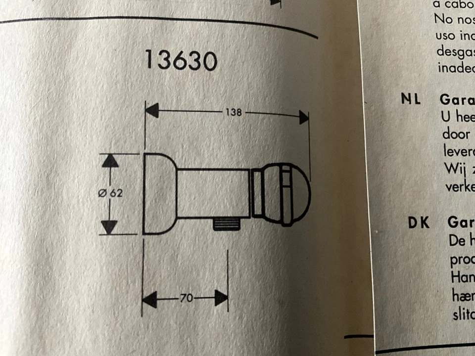 Hansgrohe Axor Duo Duscharmatur in grau  Armatur  80 -90 er Jahre,Rarität - Bild 3 von 4