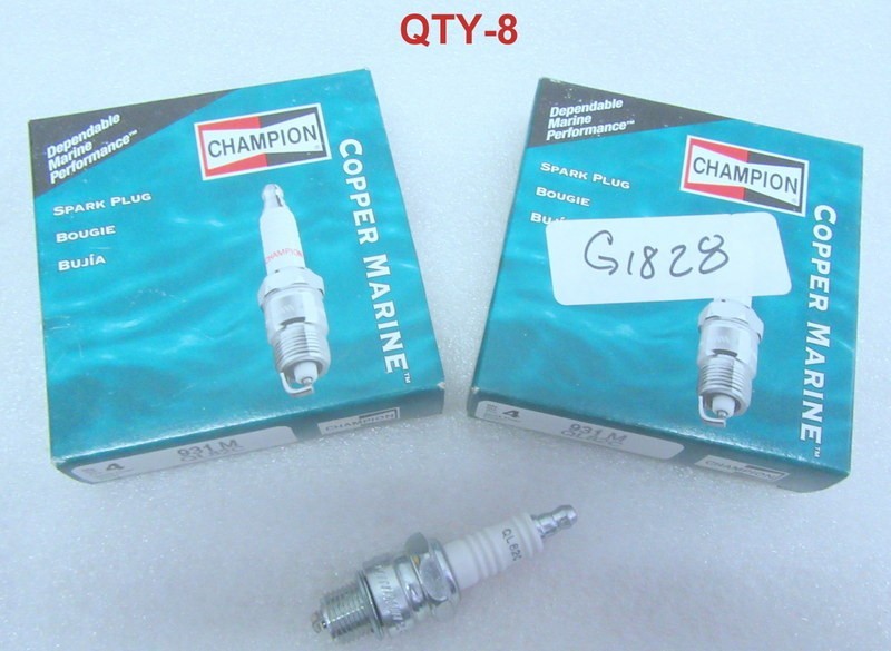 SP3 Champion Copper Marine QL82C Spark Plug 931M OEM New Factory Boat Parts