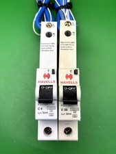 Havells RCBO C6 6A PSH106CR30 C20 20A PSH120CR30