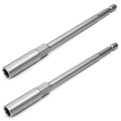 2 Pieces Quick Change Bit Holder 1/4'' Hex Shank Drill Bit, 150mm Length No-ma...