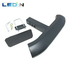 For 2" Receiver Truck Heavy Duty Steel Tow Hitch Step Bar Guard 18" Black Slant