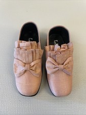 BJD Shoes Peach With Bow for MSD Dollfie EID LUTS AOD DOD SD EUC