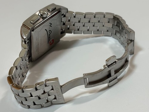 Tissot Quadrato Michael Owen Chronograph Quarz Limited Edition Handgelenk 18cm - Bild 11 von 12