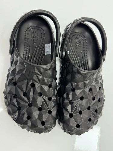 Crocs New Classic Geometric Clogs – Unisex Comfort Slip-On Waterproof Shoes