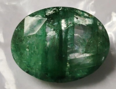 AAA+++ Colombian Huge Oval Cut Green Emerald 16.80+ Ct. Natural Loose Gemstone