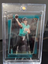 2021 Panini Clearly Donruss TREVOR LAWRENCE- Rated Rookie #51 (RC) Jaguars