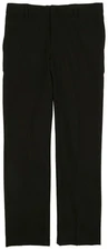 Perry Ellis Mens Modern fit Dress Pants 38 / 34 Black Solid Stretch